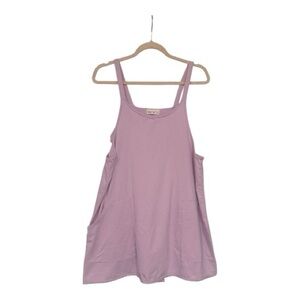 New In | Lavender V-Neck Mini Dress w/romper